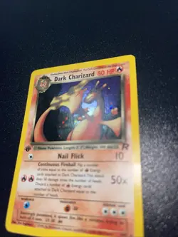 Pokemon 1st Edition Dark Charizard 4/82 Team Rocket Holo - Image 3
