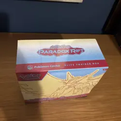 Scarlet & Violet paradox Rift Elite Trainer Box Pokemon Center ETB Roaring Moon - Image 4