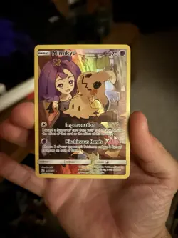 Mimikyu 245/236 Alt Art Secret Rare Pokemon Sun & Moon Cosmic Eclipse - Image 1