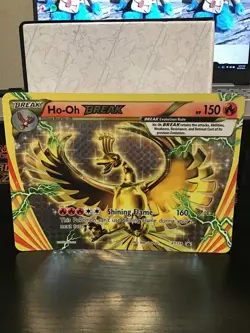Ho-Oh BREAK Jumbo Pokemon Black Star Promo XY154 - Image 1