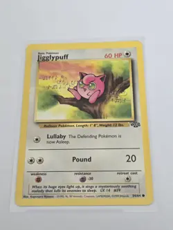 Pokemon TCG Jigglypuff Jungle 54/64 Regular Unlimited Common Near Mint NM - Image 1