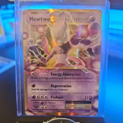 Pokemon TCG Mewtwo EX 52/108 XY Evolutions Extended Art Ultra Rare Holo NM - Image 2