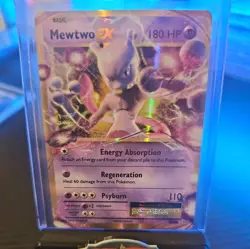 Pokemon TCG Mewtwo EX 52/108 XY Evolutions Extended Art Ultra Rare Holo NM - Image 4