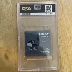 Rattata PR17 Pokemon Artbox Sticker Prizm Series 1 1999 - Image 2