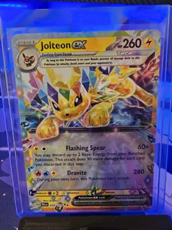 Jolteon ex 030/131 Prismatic Evolutions Holo Near Mint Pokemon Fresh from pack - Image 3