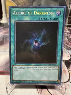 Yugioh Allure Of Darkness RA03-EN055 Secret Rare NM - Image 1