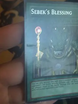 Yugioh: Sebek's Blessing - PCJ-EN002 - Secret Rare - Limited Edition - MP - Image 3