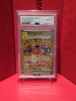 Pokemon Charizard EX 228/197 Obsidian Flames Hyper Rare Gold GEM MINT PSA 10 - Image 1