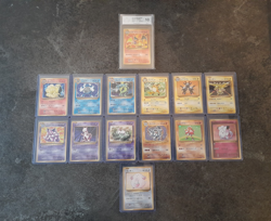 Pokemon CP6 20th Anniversary 1st Edition PGS 10 Basis Holos MINT Charizard Mew - Image 1