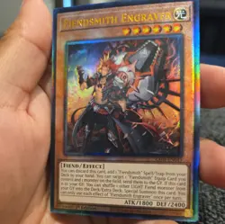 Yu-Gi-Oh! - Fiendsmith Engraver - Prismatic Ultimate Rare RA04-EN049 NM - Image 1