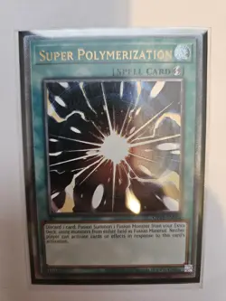 YuGiOh! Super Polymerization OP14-EN001 Ultimate Rare - Image 1