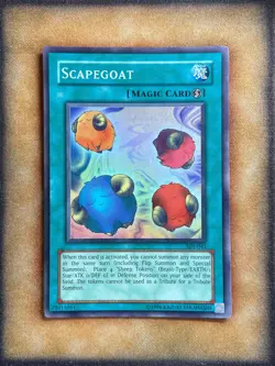 Yugioh Scapegoat SDJ-041 Super Rare LP - Image 1
