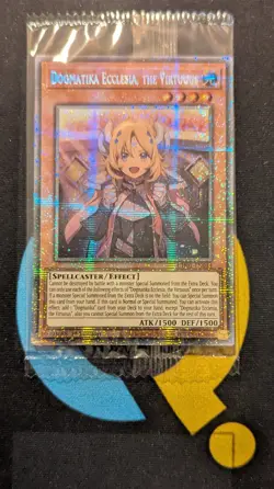 CH01-EN014 Dogmatika Ecclesia, the Virtuous Alt Starlight Rare YuGiOh Sealed - Image 1