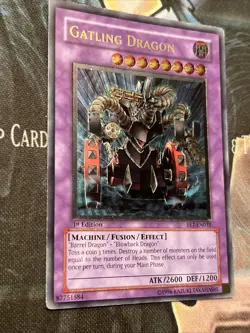 Gatling Dragon Ultimate Rare FET-EN035 Flaming Eternity 1st Edition LP - Image 2