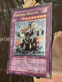Gatling Dragon Ultimate Rare FET-EN035 Flaming Eternity 1st Edition LP - Image 3