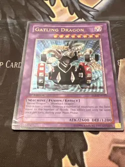 Gatling Dragon Ultimate Rare FET-EN035 Flaming Eternity 1st Edition LP - Image 4