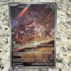 🔥 Mesprit Pokemon Surging Sparks 2024 Illustration Rare Holo Card 204/191 - Image 1
