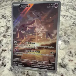 🔥 Mesprit Pokemon Surging Sparks 2024 Illustration Rare Holo Card 204/191 - Image 3