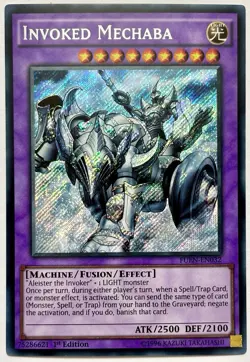 FUEN-EN032 Invoked Mechaba - Secret Rare 1st Edition Near Mint YuGiOh Card - Image 1