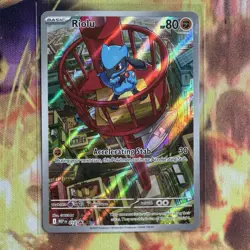 Pokemon TCG Riolu Illustration Rare Promo Card Mega Evolutions NM - Image 1
