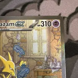 Pokemon TCG Alakazam EX 151 Holo Card Scarlet & Violet 201/165 LP - Image 2