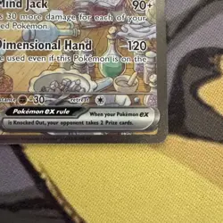 Pokemon TCG Alakazam EX 151 Holo Card Scarlet & Violet 201/165 LP - Image 5