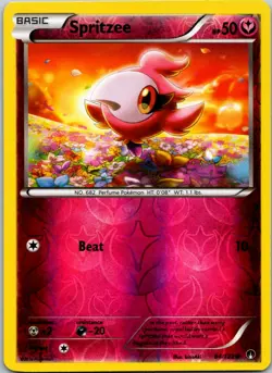Spritzee 84/122 XY Breakpoint Ultra Rare Reverse Holo Pokemon Card LP - Image 1