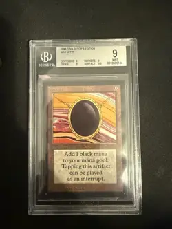 1993 Magic the Gathering Mox Jet Collectors Edition Card - Image 1