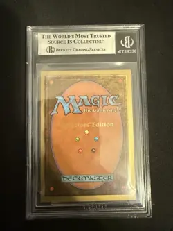 1993 Magic the Gathering Mox Jet Collectors Edition Card - Image 2