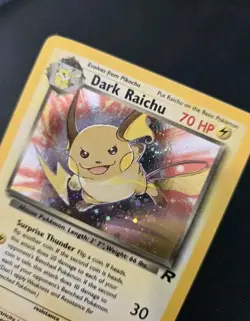 Pokemon Card - Dark Raichu 83/82 Holo Rare Team Rocket WOTC - M/NM - Image 3