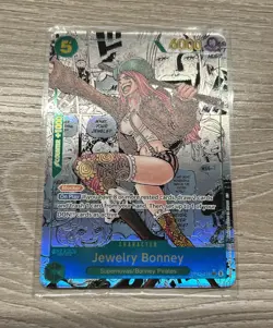 One Piece Card Jewelry Bonney Manga Alt Art OP12-118 Legacy Of The Master ENG - Image 1