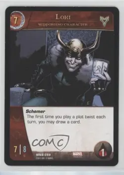 2015 VS System 2 Player Card Game The Marvel Battles Loki #MNB-098 - Image 1