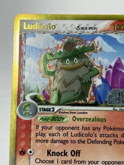 Ludicolo 6/100 Delta Species Crystal Guardians Reverse Holo Pokemon Card - Image 2