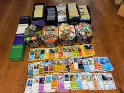 POKEMON CARDS JOB LOT BUNDLE HOUSE CLEARANCE DECKS - Image 1