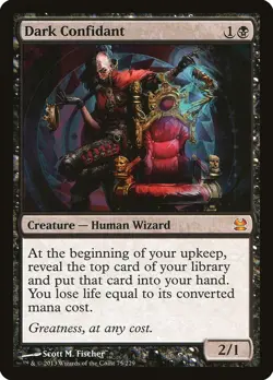 Dark Confidant -75 - NM - Moden Masters (MMA) - MTG - Image 1