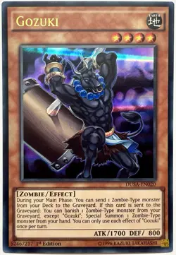 DUSA-EN020 Gozuki - Ultra Rare 1st Edition Lightly Played YuGiOh Card - Image 1