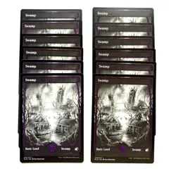 X12 Swamp 273 Innistrad Midnight Hunt Graveyard Zombie MTG Magic Basic Land - Image 1