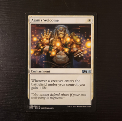 Ajani's Welcome (M19 006/280) ~ Regular ~ Moderately Played ~ MTG - Image 1