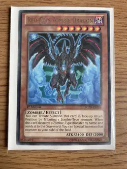 Yu-gi-oh Red Eyes Zombie Dragon LCJW-EN206 NM Card - Image 2