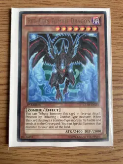 Yu-gi-oh Red Eyes Zombie Dragon LCJW-EN206 NM Card - Image 3