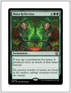 1x Mana Reflection, Modern Horizons 3 Commander, Magic MTG NM - Image 1