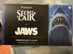 MTG Secret Lair x Jaws: Terror of Amity Island FOIL Edition IN HAND SHIPPING NOW - Image 1