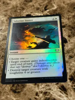 VALOROUS STANCE Magic MTG Innistrad Crimson Vow Foil - Image 1