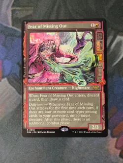 Fear of Missing Out - Showcase | 7% Off 2+ | Duskmourn | NM | MTG - Image 1