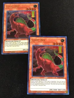 Yugioh Giant Rex BLLR-EN027 1st ULTRA x2 (NM) - Image 1