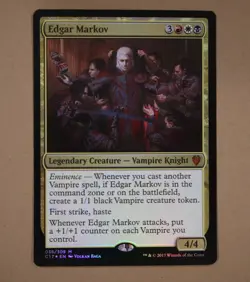 Edgar Markov - MTG Commander 2017 Foil (Near Mint Condition) - Image 2