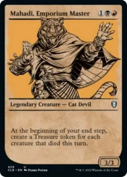 Mahadi, Emporium Master 429 - Showcase Regular NM - Battle for Baldur's Gate - Image 1