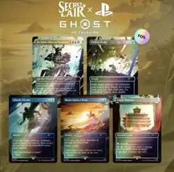 MTG Secret Lair x Ghost of Tsushima FOIL Edition | PlayStation | Presale | 2025 - Image 1