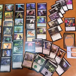 Whole COMMANDER Magic Deck MTG - VAMPIRES Mires Forests Green Black Swamps Rares - Image 2