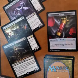 Whole COMMANDER Magic Deck MTG - VAMPIRES Mires Forests Green Black Swamps Rares - Image 5